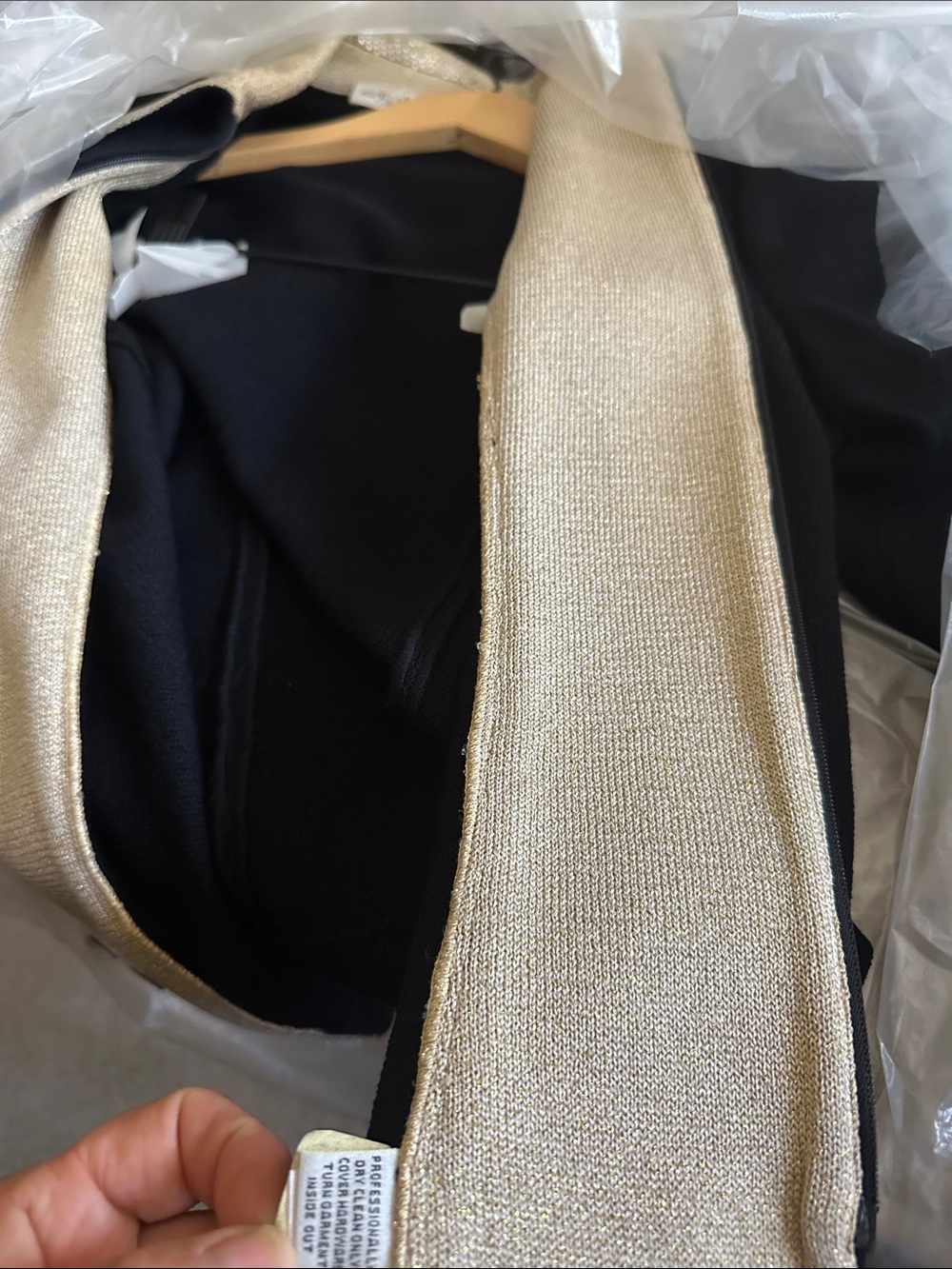 St. John Evening by Marie Gray Knit Jacket and St John basic skirt Black/Black - Picture 9 of 16